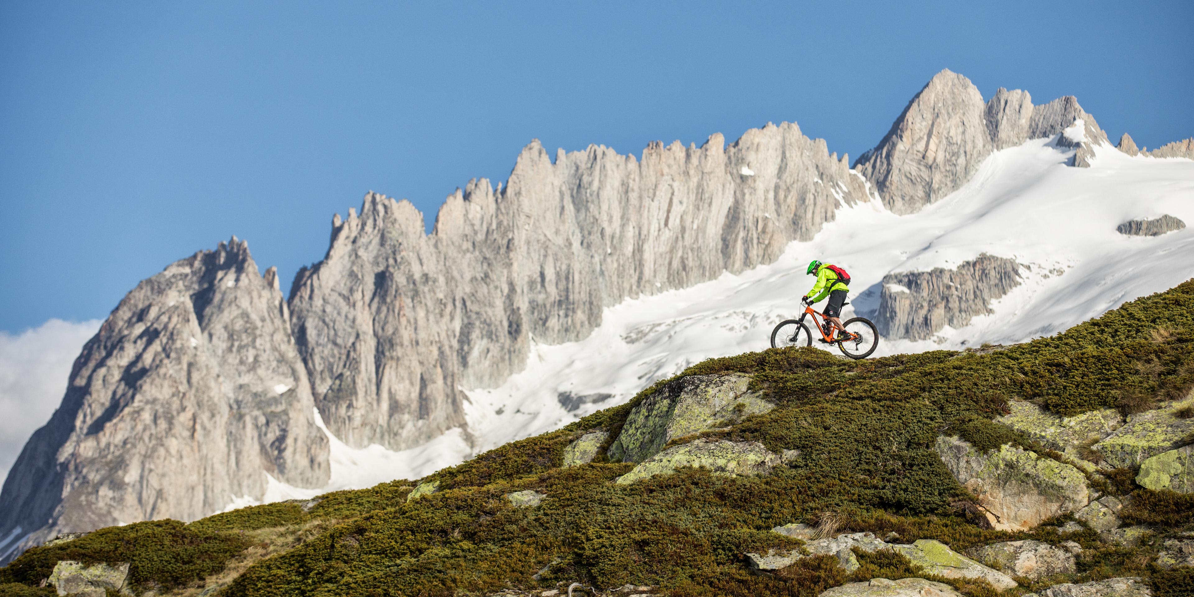 Roland Stauder auf dem Stoneman Glaciara MTB